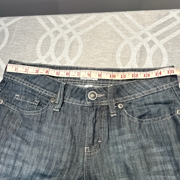 Tommy Hilfiger Jeans Women Size 28 Bootcut Fit Blue/Gray Flag - Picture 14 of 16